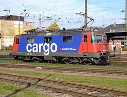 Re 421 391 de CFF Cargo à Vöklingen (Sarre, Allemagne)