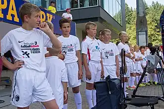 Les Escort-Kids du SC Freiburg