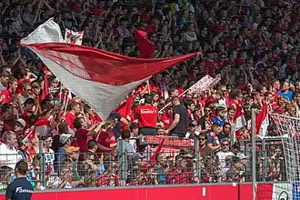 Tribune des supporters