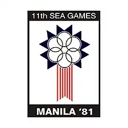 Logo des onzièmes Jeux d'Asie du Sud-Est.