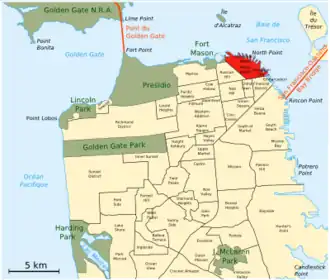 Localisation de North Beach