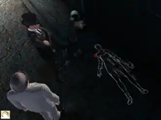 2009 : Scène d'enquête sur une victime de Jack l'Éventreur.