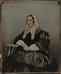 Ambrotype australien colorisé. Portrait de Jane Dey, 1858.