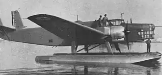Vue de l'avion.