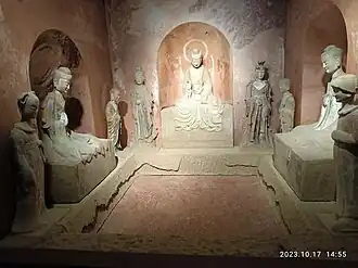 Chappelle de prière reconstituée au sein du musée de Nanshan.