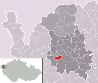 Localisation de Šabina