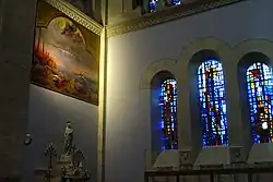  Chapelle avec peinture de Lucien Gros : Après la bataille