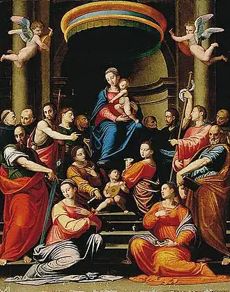 Conversation sacrée, 1526, église Saint-Paul, Pistoia.