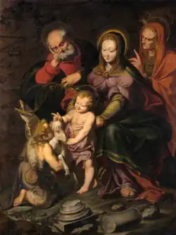 Sacra Famiglia con San Giovannino, collection privée.