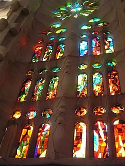 Vitraux intérieurs.