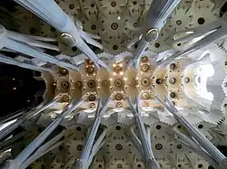 Voûte de la nef centrale.