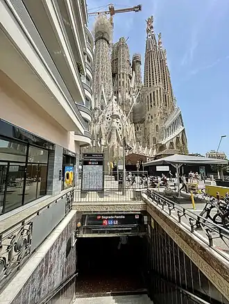 Image illustrative de l’article Sagrada Família (métro de Barcelone)