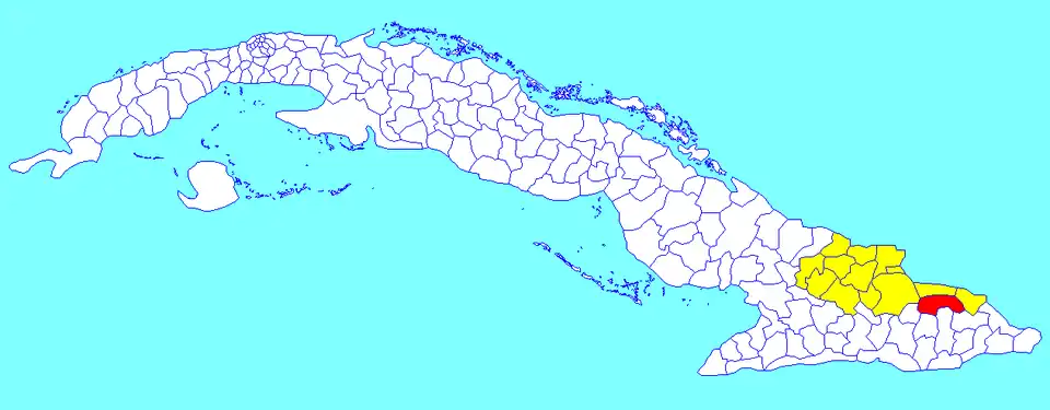 Municipalité de Sagua de Tánamo dans la province de Holguín