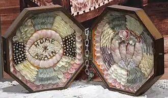 Un souvenir de marin fabriqué vers 1850.