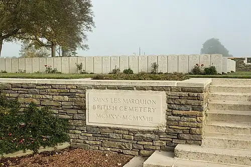 Le Sains-lès-Marquion British Cemetery.