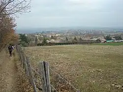 SaintéLyon 2017. A quelques kilomètres du ravitaillement de Soucieu-en-Jarrest le matin.