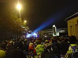 SaintéLyon 2017. Quelques minutes avant le départ à Saint-Etienne.