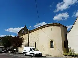 Le chevet de l'église