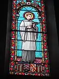 Vitrail de saint Louis de Gonzague.