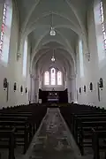 Vue intérieure d'ensemble.