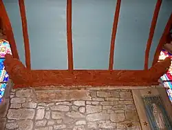 Charpente de l'église.