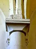 Chapiteau du doubleau intermédiaire, côté sud.