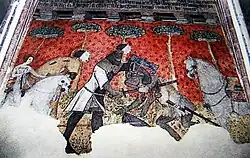 Fresque, XIVe&nbsp;siècle.