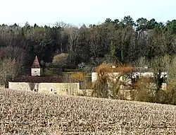 Le manoir du Repaire et son pigeonnier.