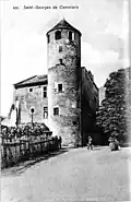Le château de Saint-Georges-de-Commiers au début du XXe&nbsp;siècle.