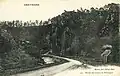L'entrée dans la vallée du Poulancre (carte postale, vers 1910) 2.