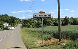 Entrée du village en venant de Franqueville.