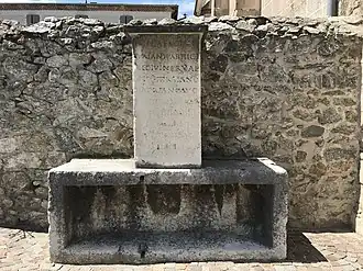 L'autel du IIe&nbsp;siècle.