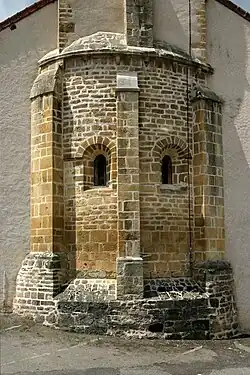 Chevet de l'église.