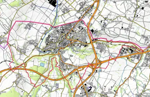 Carte topographique.