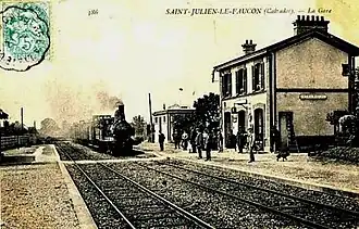 La gare vers 1905.