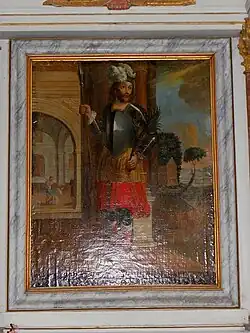 Tableau du retable de saint Julien.