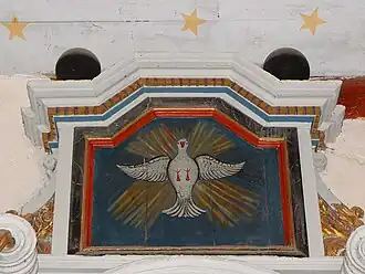 Détail du retable de saint Julien.