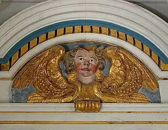 Angelot du retable de la Vierge.