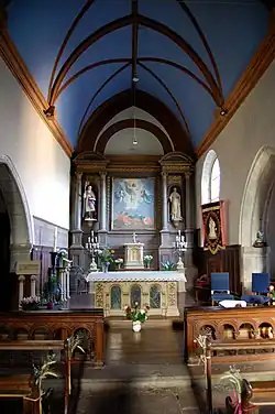 Vue intérieure d'ensemble et le Chœur