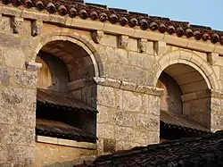 Modillons du clocher.