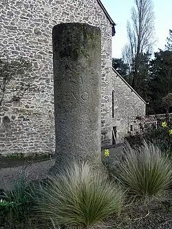 La borne milliaire.