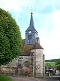 L'église, sous le vocable de saint Martin.