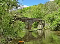 Le pont sur l'Auvezère.