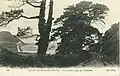 La vieille route de Tréduder et la Lieue de Grève vers 1920 (carte postale).