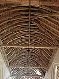 Saint-Nic : chapelle Saint-Côme-et-Saint-Damien, charpente de la nef.