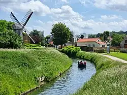 Marais et moulin de Saint-Omer.