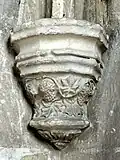 Chapelle nord, cul-de-lampe de pampres.
