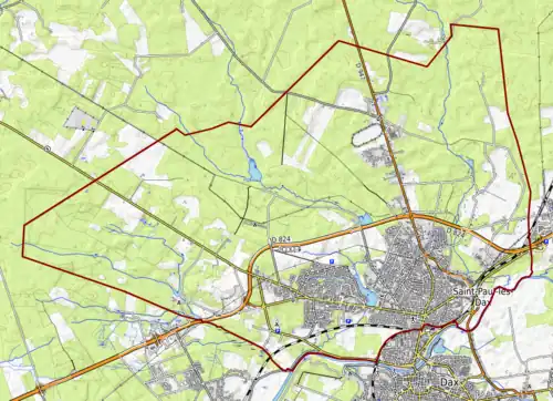 Carte topographique.