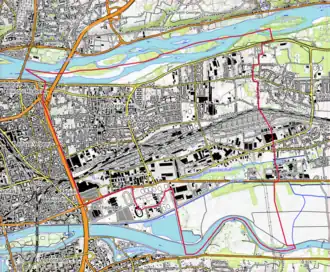 Carte topographique.