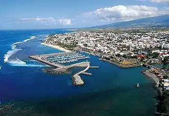 Le début du lagon de Saint-Pierre.